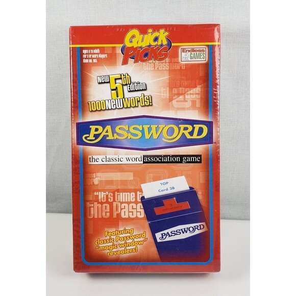 PASSWORD Endless Games 2008 Quick Picks 5th Edition -- New in Box - Picture 1 of 12